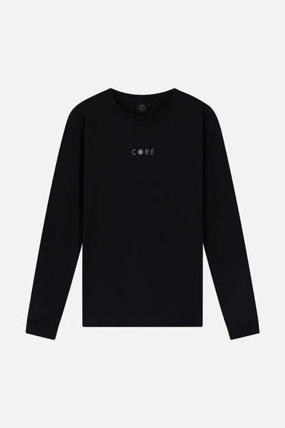CORE BLUR ICON LONGSLEEVE BLACK