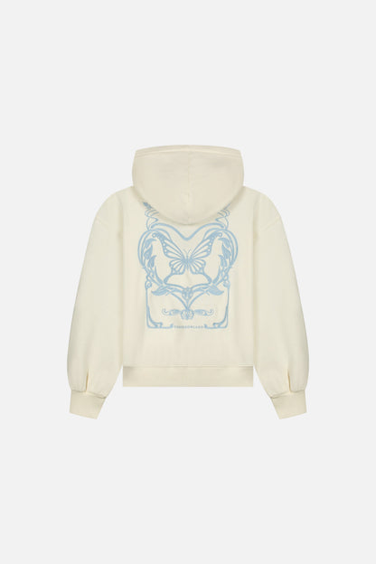 BUTTERFLY CONTRAST HOODIE WOMEN