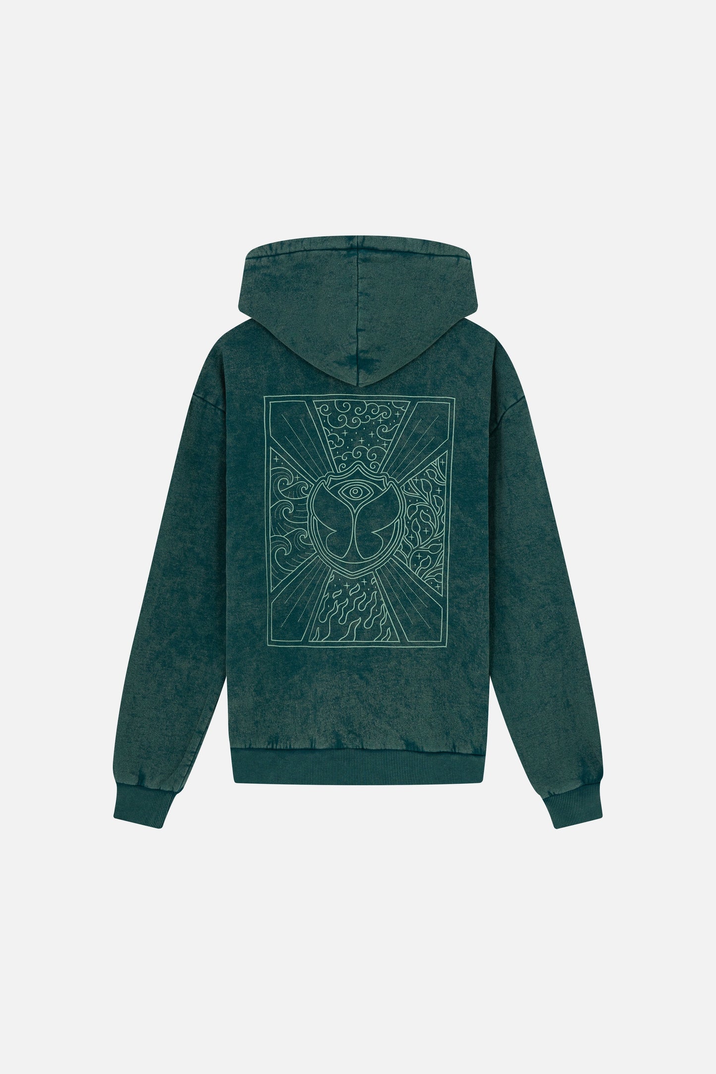 WASHED UNITY FLAG HOODIE