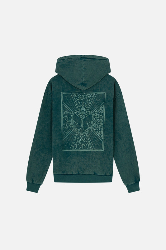 WASHED UNITY FLAG HOODIE