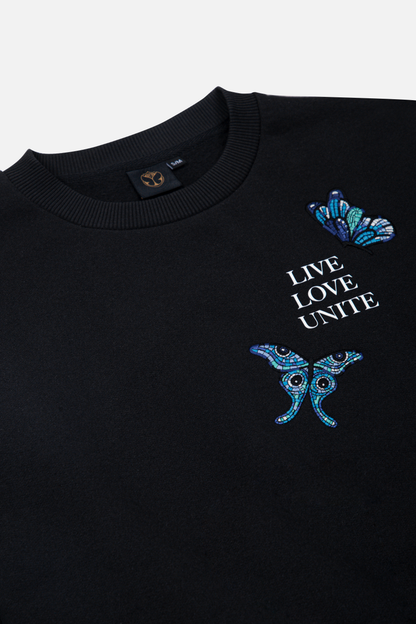 STAIRWAY BUTTERFLY SWEATSHIRT WOMEN