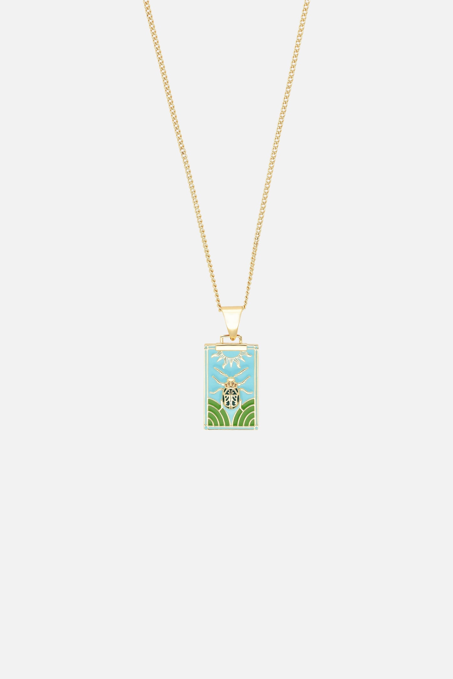 BEETLE PENDANT NECKLACE