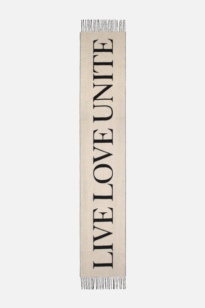SLOGAN SCARF