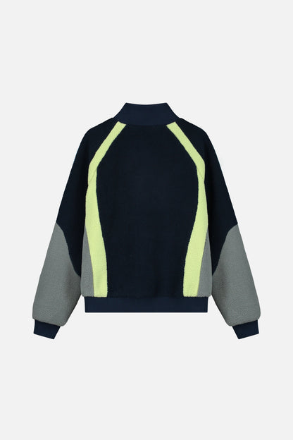 SWIRL ZIP TEDDY JACKET
