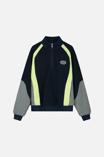 SWIRL ZIP TEDDY JACKET