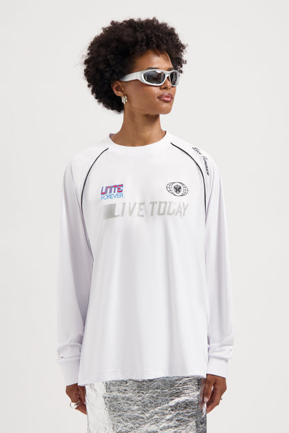 SLOGAN BASEBALL LONGSLEEVE