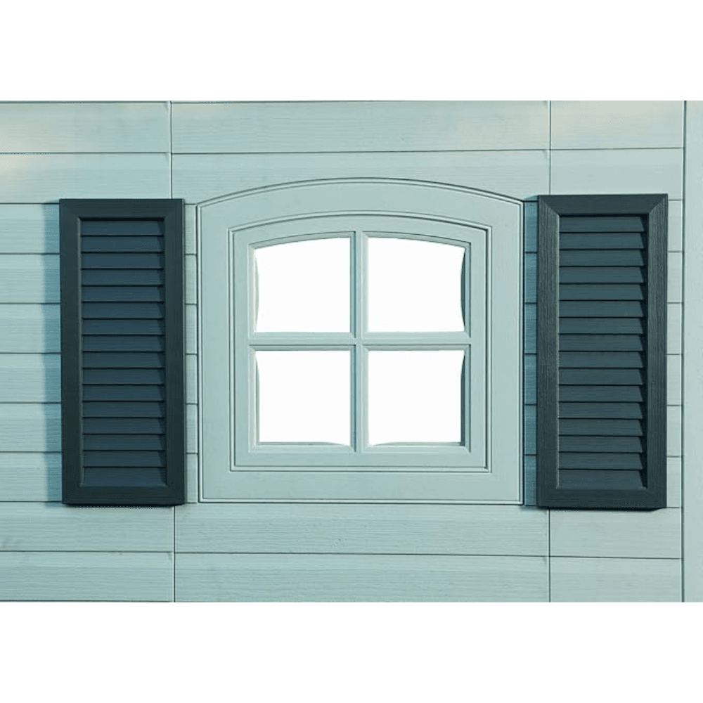 Lifetime 8′ x 10′ Outdoor Plastic Shed W/ Floor and Windows (60238)