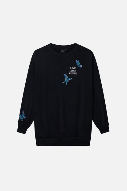 STAIRWAY BUTTERFLY SWEATSHIRT WOMEN